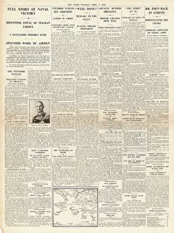 Zara: 1941 The Times Battle of Cape Matapan