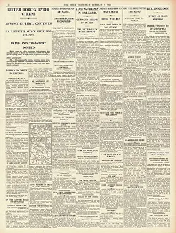 Lambton: 1941 The Times British forces capture Cyrene