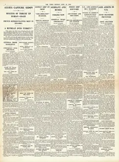 Weygand: 1941 The Times British Forces capture Sidon