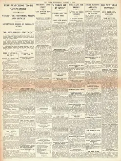 Spotting: 1941 The Times Compulsary fire watching