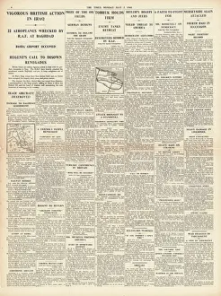 Epirus: 1941 The Times Iraqis driven out of Basra