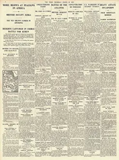Mogadishu: 1941 The Times Luftwaffe Bombing raid on London