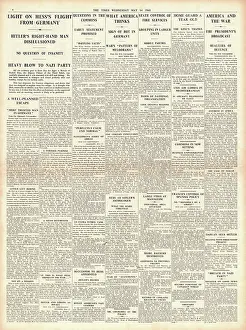 Eaglesham: 1941 The Times Rudolf Hess files to Britain