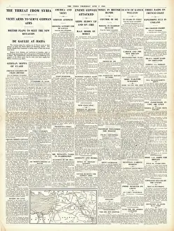 Mosul: 1941 The Times Threat from Syria