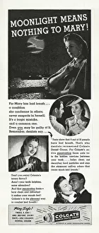 Colgate: 1941 UK Magazine Colgate Toothpaste Ad