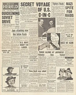 Mihailovic: 1942 Daily Herald Admiral Hart arrives in Java