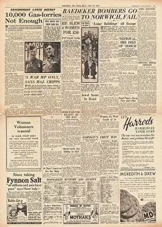 Baedeker: 1942 Daily Mail Baedeker Raid on Norwich