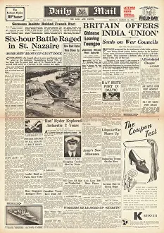 Layton: 1942 Daily Mail British Commando Raid Docks at St.Nazaire
