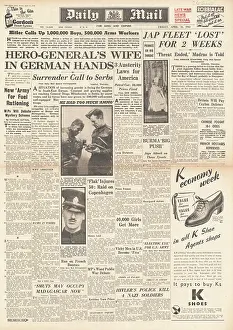 Mihailovic: 1942 Daily Mail Conflict in the Balkans