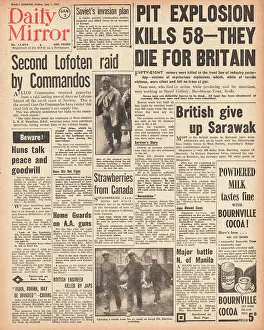 Mcleod: 1942 Daily Mirror Mining Disaster at Sneyd Colliery