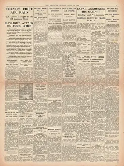 Leahy: 1942 The Observer Bombing raid on Tokyo