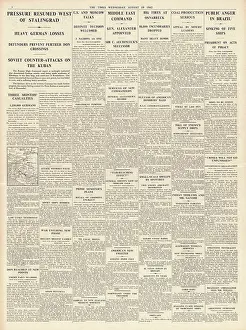 Osnabruck: 1942 The Times Battle for Stalingrad
