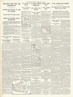 Beaverbrook: 1942 The Times Battles across the Far East