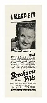 Beechams: 1942 UK Magazine Beechams Advert