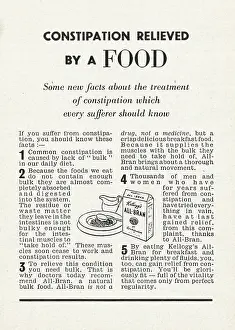 Flakes: 1942 UK Magazine Kellogs All-Bran Advert