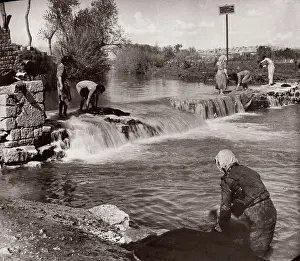 Aleppo: 1943 Middle East Syria - scene at Aleppo