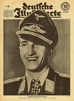 Nowotny: 1944 Deutsche Illustrierte Luftwaffe Ace Captain Walther Now