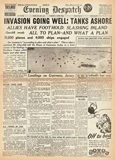 Beachheads: 1944 Evening Despatch D-Day Landings at Normandy