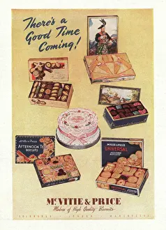 Mcvities: 1944 UK Magazine McVitie's Biscuits Advert