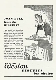 Cookie: 1944 UK Magazine Weston Biscuits Ad