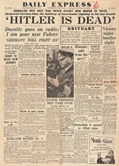 Gunsche: 1945 Daily Express Death of Adolf Hitler