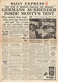 Hans Georg: 1945 Daily Express Germany Surrenders