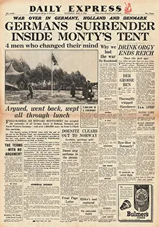 Hans Georg: 1945 Daily Express Germany Surrenders