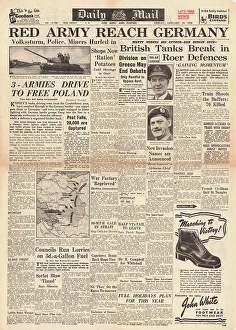 Roer: 1945 Daily Mail Red Army Enter Germany