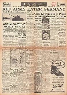 Roer: 1945 Daily Mail Red Army Enter Germany