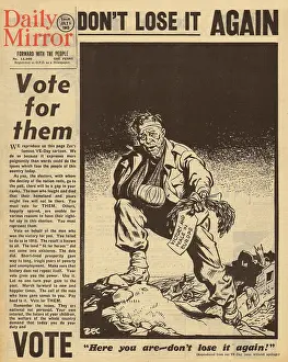 Atlee: 1945 Daily Mirror British General Election