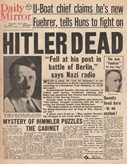 Gunsche: 1945 Daily Mirror Death of Adolf Hitler