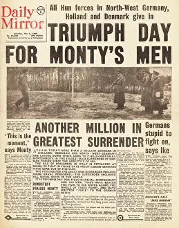 Hans Georg: 1945 Daily Mirror Germany Surrenders
