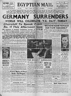 Clausen: 1945 Egyptian Mail (Egypt) VE Day