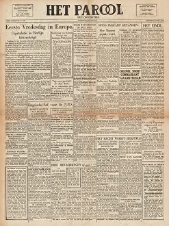 Seyss: 1945 Het Parool VE Day