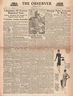 Hans Georg: 1945 The Observer Liberation of Norway is near