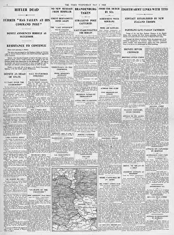 Gunsche: 1945 The Times Death of Adolf Hitler