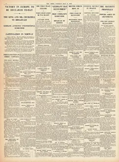 Bohme: 1945 The Times VE Day
