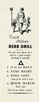 Kerb: 1945 UK Magazine Kerb Drill Advert