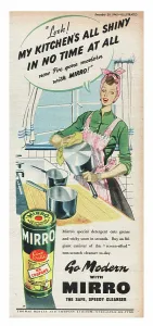 Sink: 1945 UK Magazine Mirro Advert