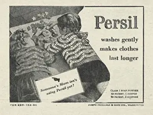Unilever: 1945 UK Magazine Persil Advert