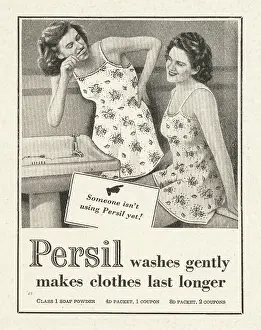 Unilever: 1945 UK Magazine Persil Advert