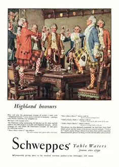 Schweppes: 1945 UK Magazine Schweppes Drinks Advert
