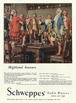 Schweppes: 1945 UK Magazine Schweppes Drinks Advert