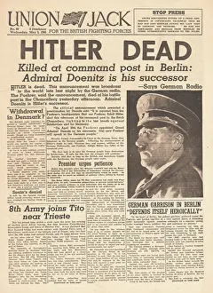 Gunsche: 1945 Union Jack Death of Adolf Hitler