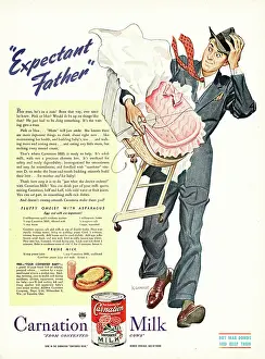 Evaporated Milk: 1945 U.S. Magazine Carnation Milk Advert
