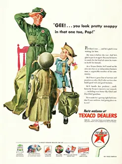 Texaco: 1945 U.S. Magazine Texaco Advert