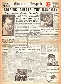 Birkett: 1946 Evening Despatch Herman Goering commits suicide