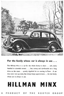 Minx: 1946 Hillman Minx Advert