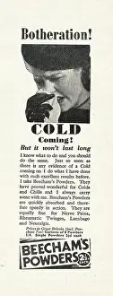 Medication: 1946 UK Magazine Beechams Advert