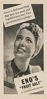 Bloated: 1946 UK Magazine Eno's Fruit Salt Advert